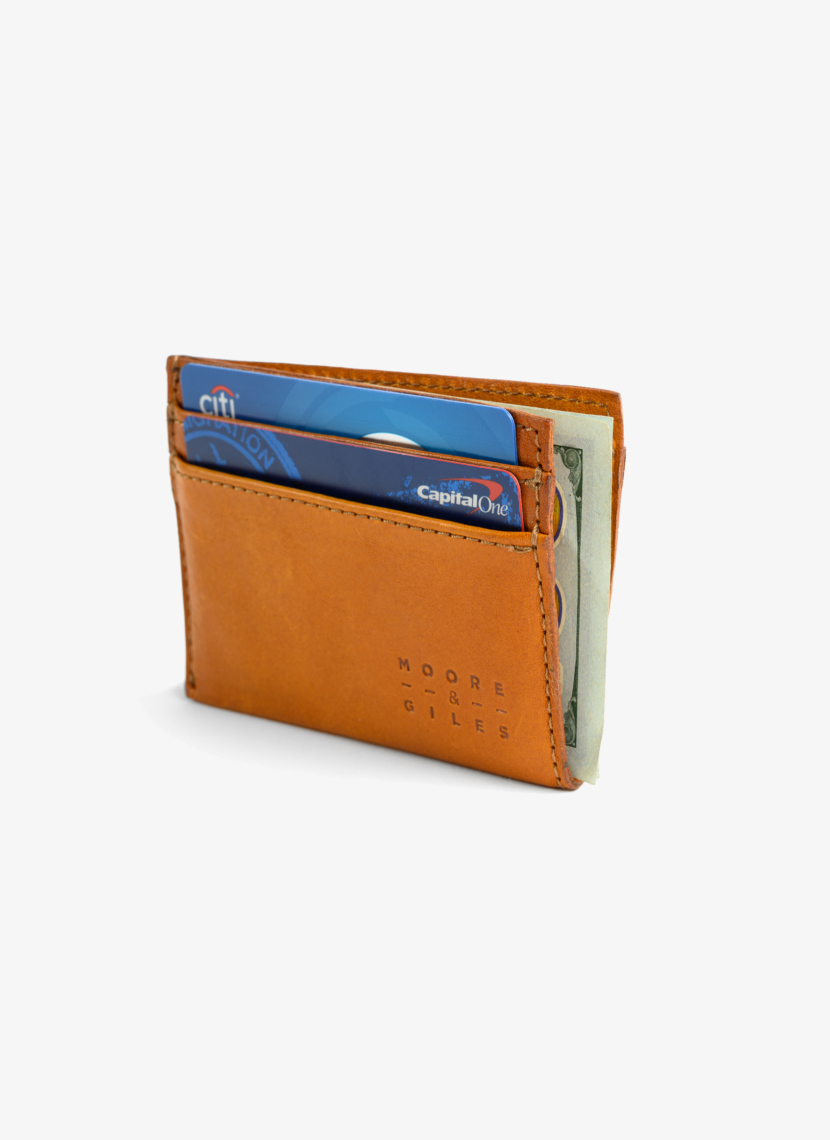 Leather License Wallet - Moore & Giles