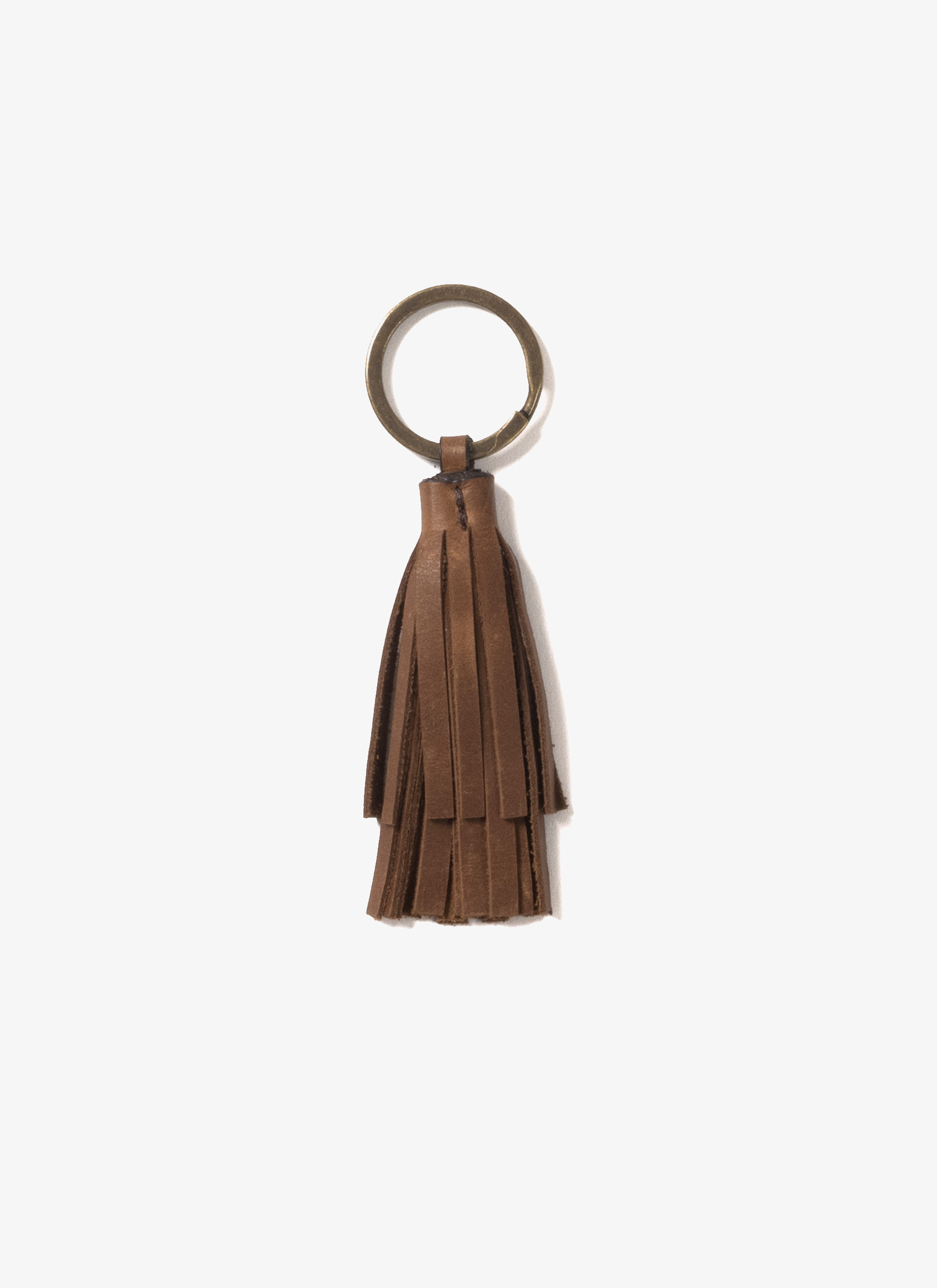 Reclaimed Leather Tassel Keychain | Elegant & Practical | Moore