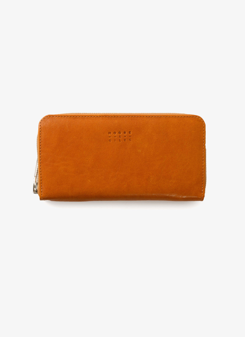 Leather Zip Wallet | Secure & Stylish Storage | Moore & Giles
