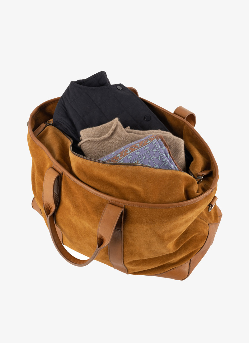 Leather Overnight Bag | Alex Travel Bag | Moore & Giles