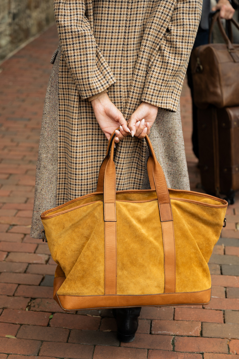 Leather Overnight Bag | Alex Travel Bag | Moore & Giles