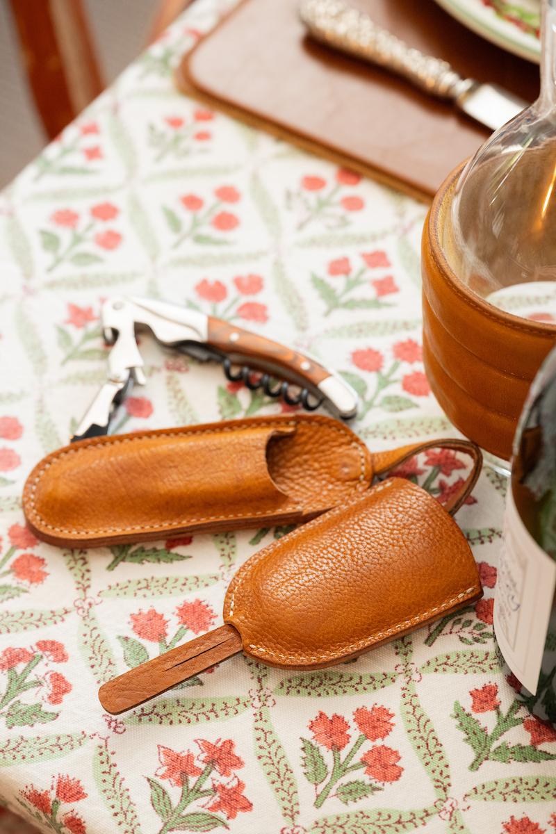 Premium Leather Wine Key Holder | Moore & Giles