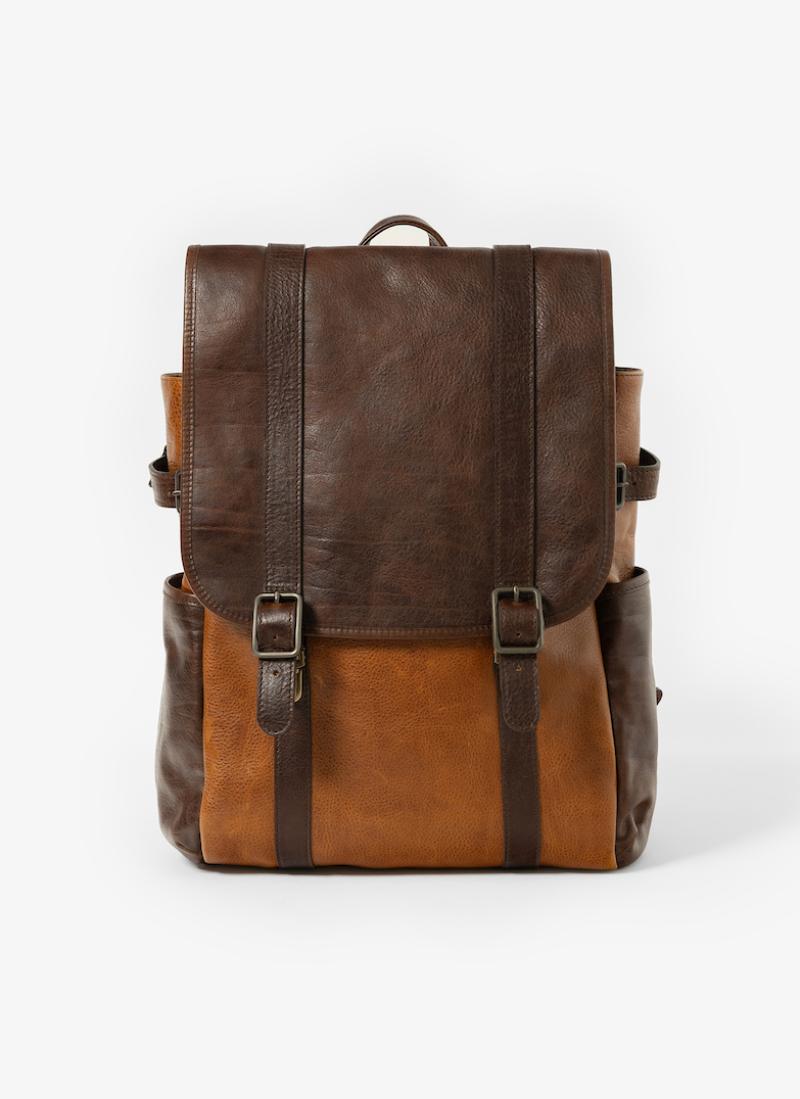 chils and moore leather backpack Crews Leather Backpack