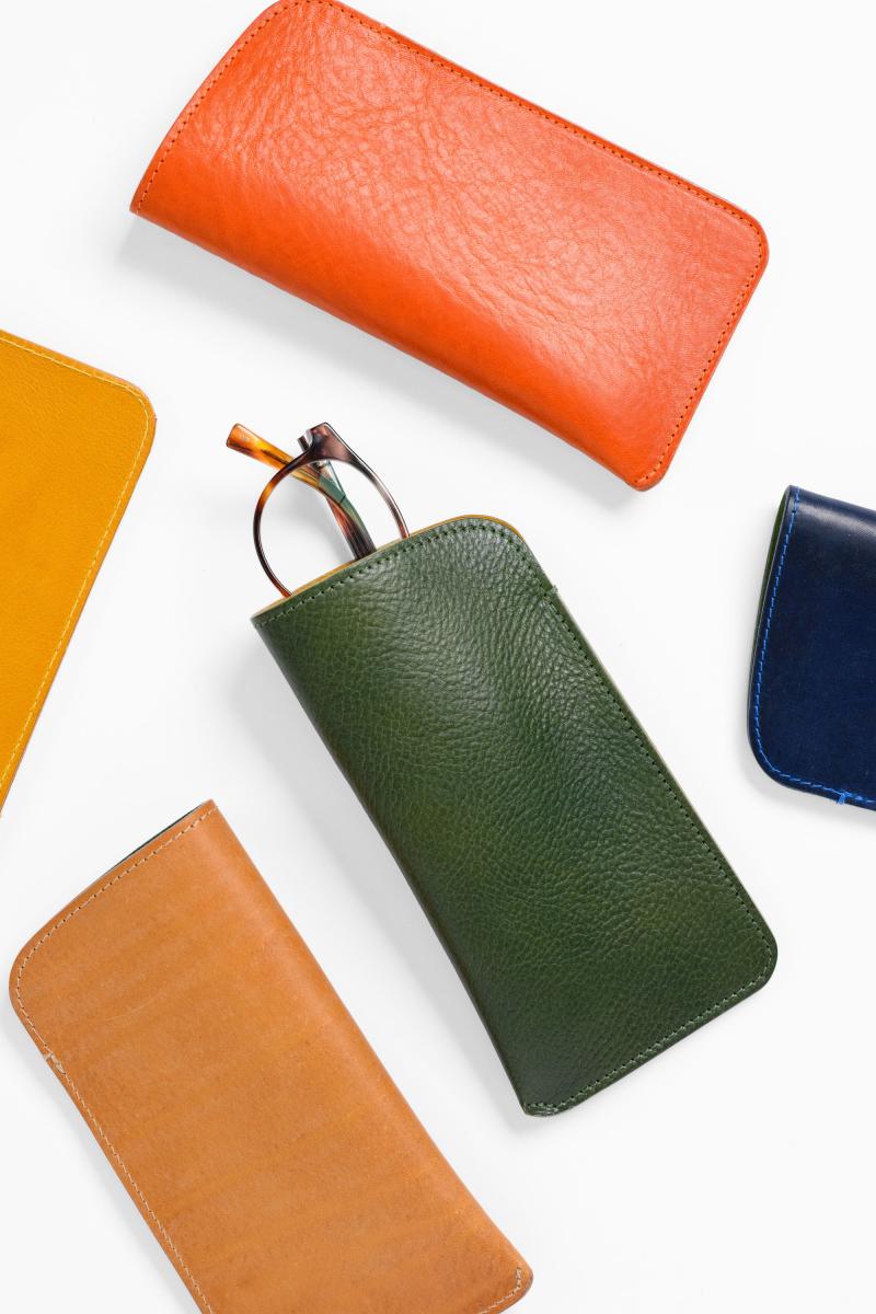Limited Collection Leather Glasses Case - Moore & Giles
