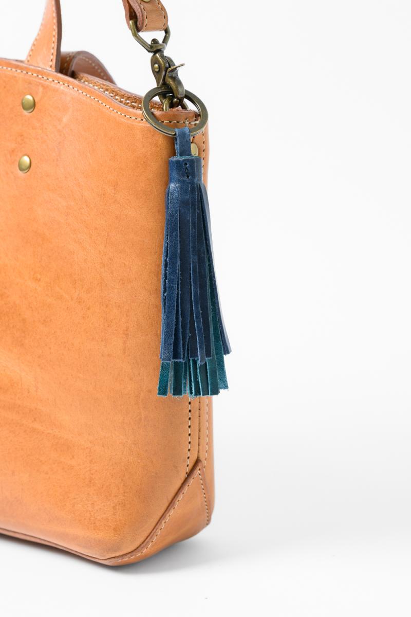 Leather Tassel Keychain - Moore & Giles
