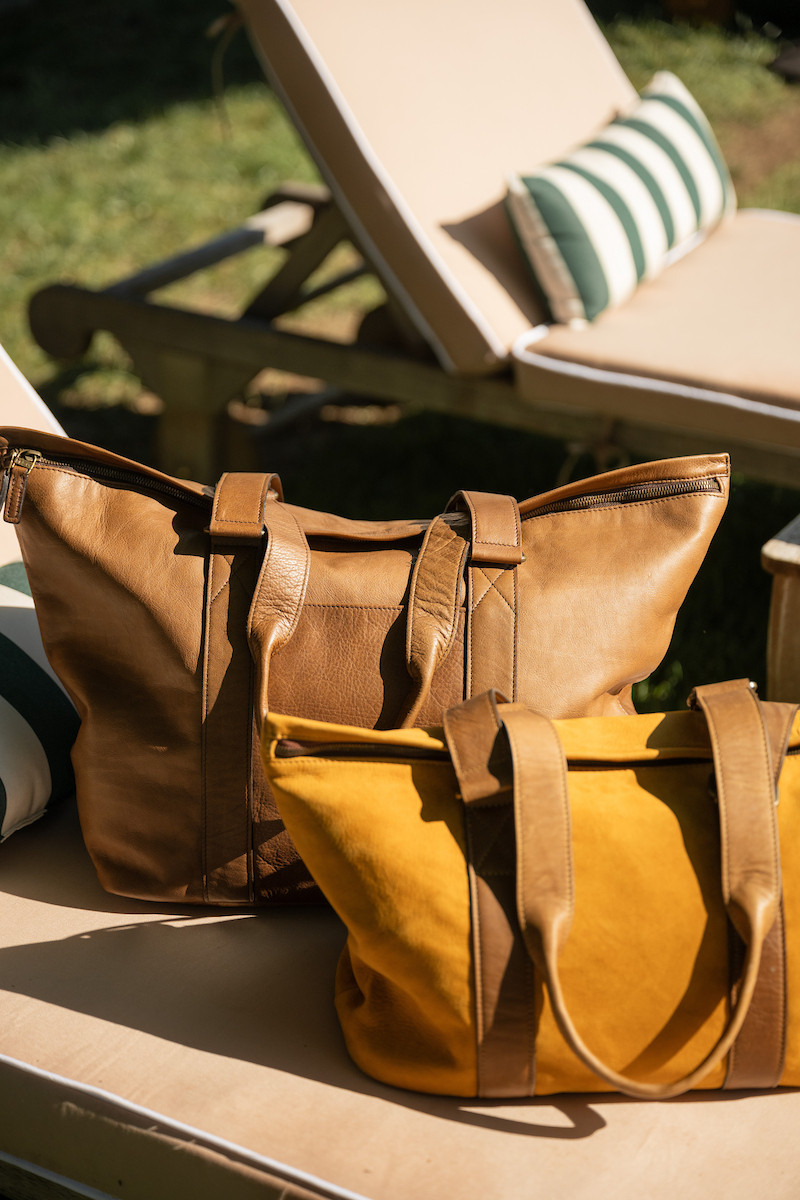 Small Reclaimed Zip Tote - Moore & Giles