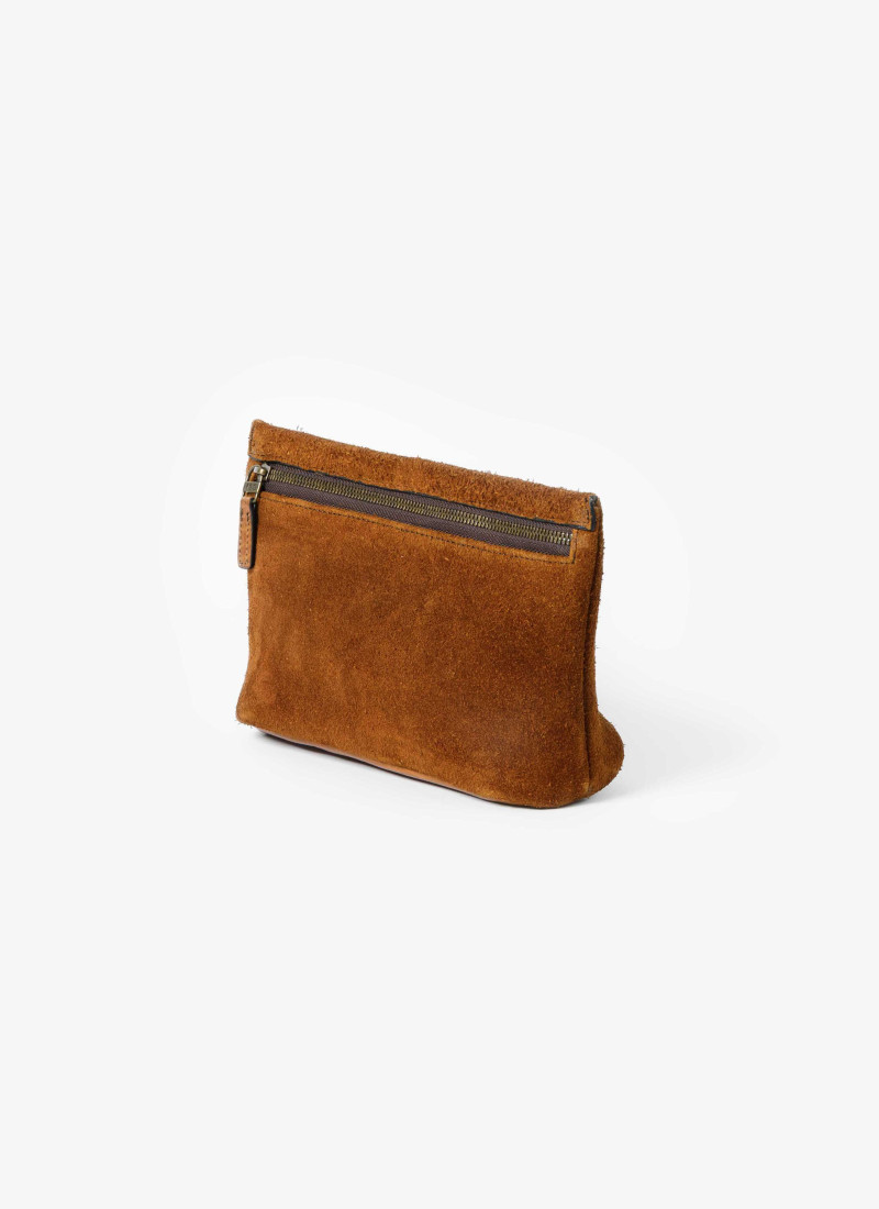 Limited Collection Bison Zip Pouch - Moore & Giles